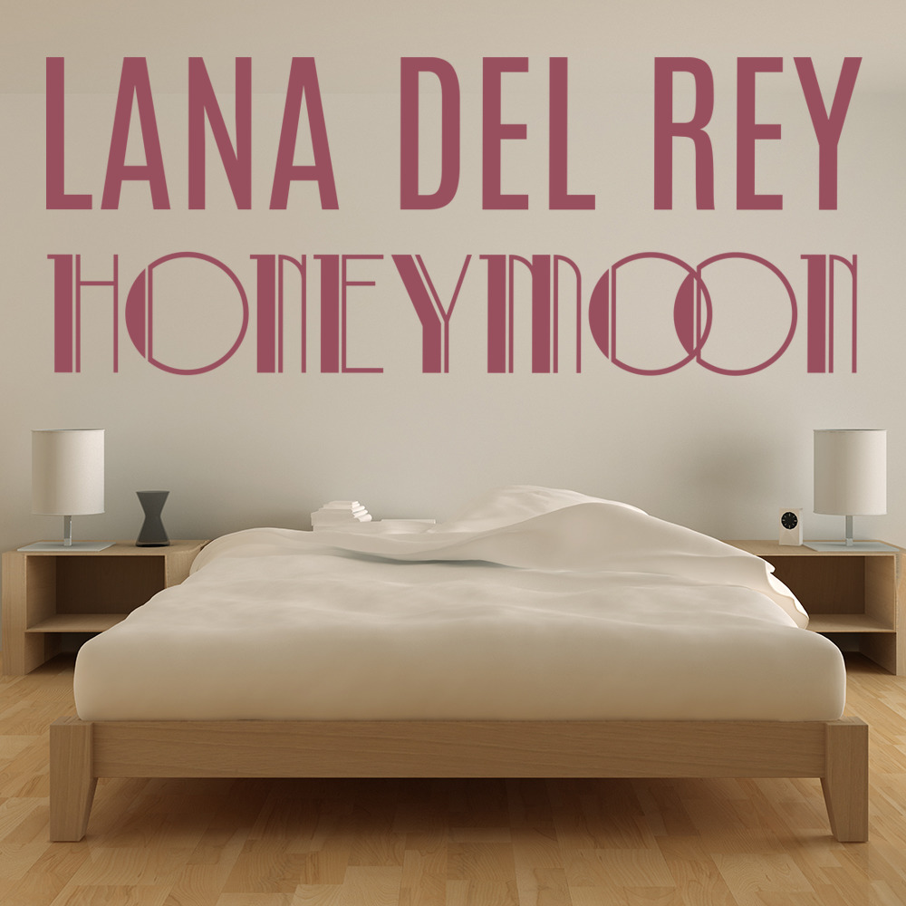 Honeymoon Lana Del Rey Wall Sticker