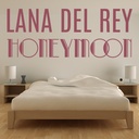 Honeymoon Lana Del Rey Wall Sticker