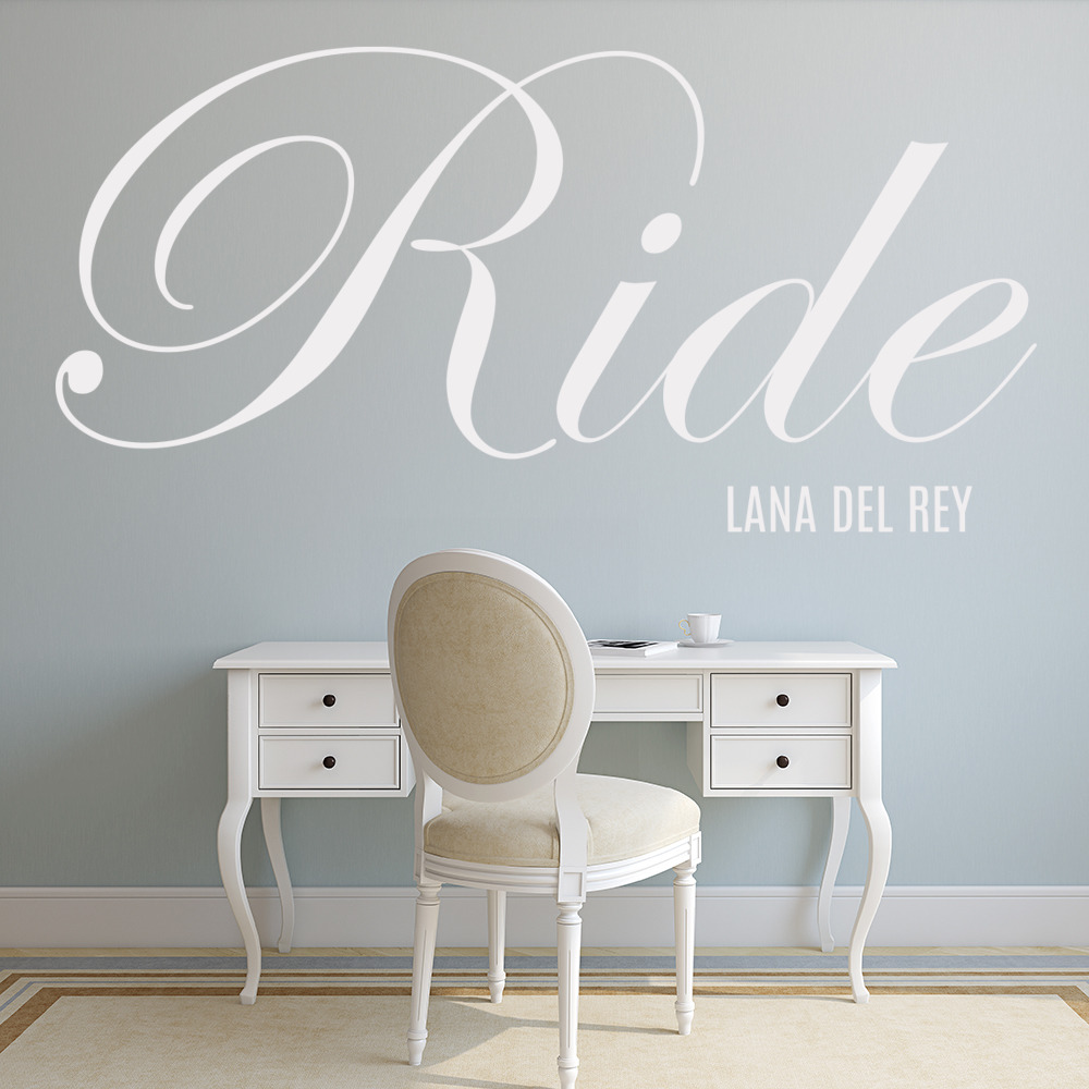 Ride Lana Del Rey Wall Sticker