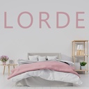 Lorde Band Logo Wall Sticker
