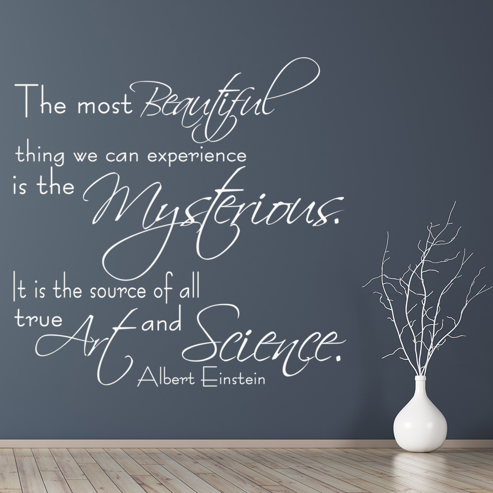 Art & Science Albert Einstein Quote Wall Sticker