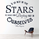 In The Stars William Shakespeare Quote Wall Sticker