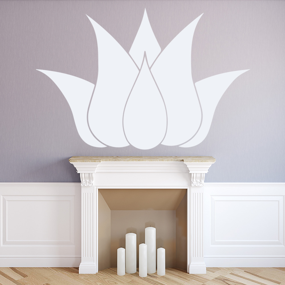 Lotus Flower Purity Beauty Floral Wall Sticker