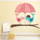 Love Birds Branch Wall Sticker
