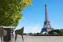 Eiffel Tower Paris Wall Mural Wallpaper