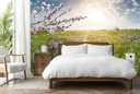 Floral Meadow Countryside Wall Mural Wallpaper