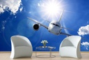 Aeroplane Travel Wall Mural Wallpaper