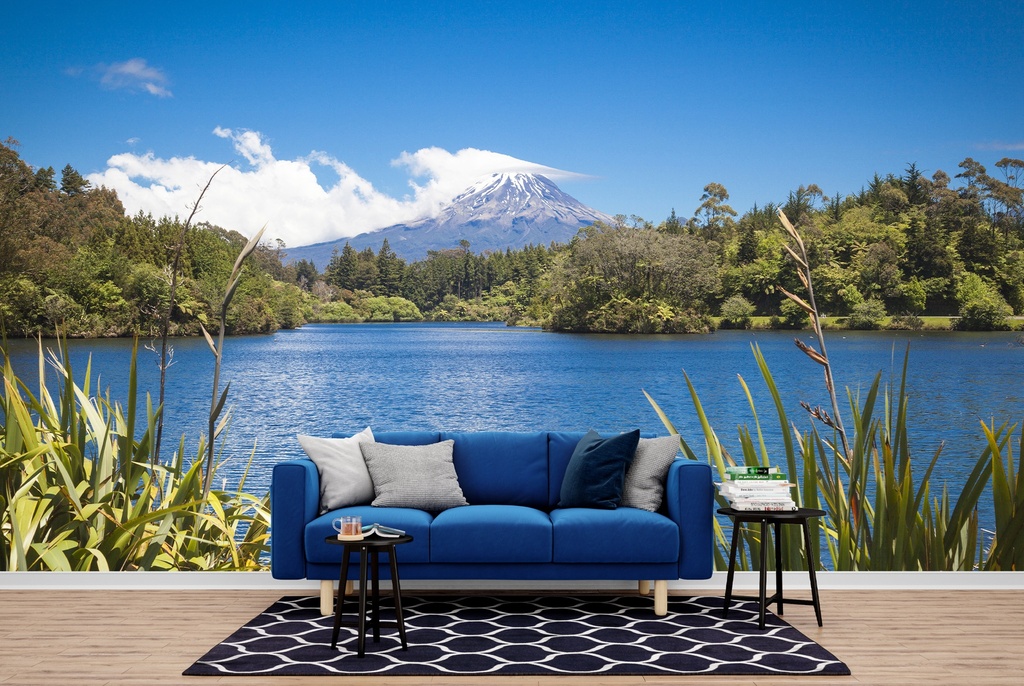 Mount Taranaki Volcano New Zealand Wall Mural Wallpaper