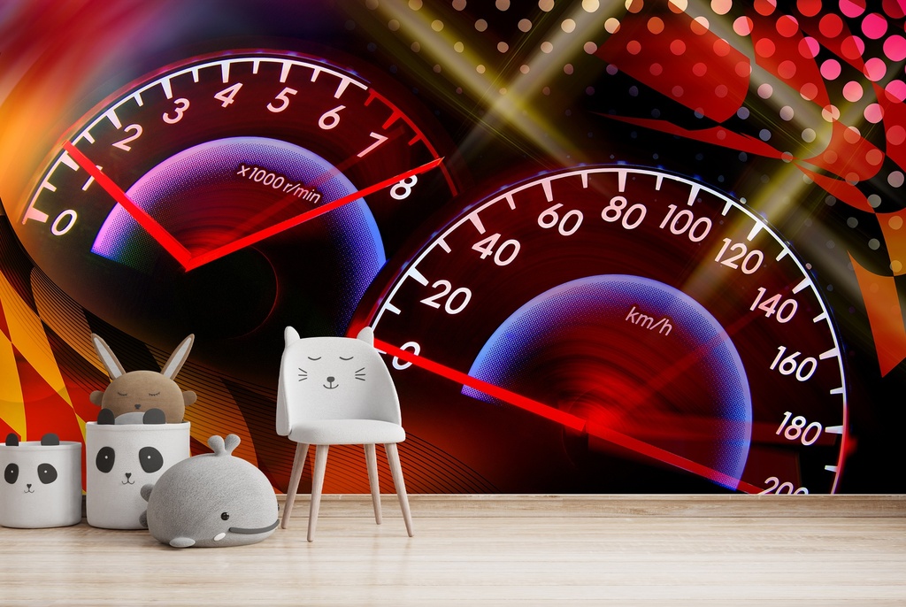 Car Dashboard Wall Mural Wallpaper