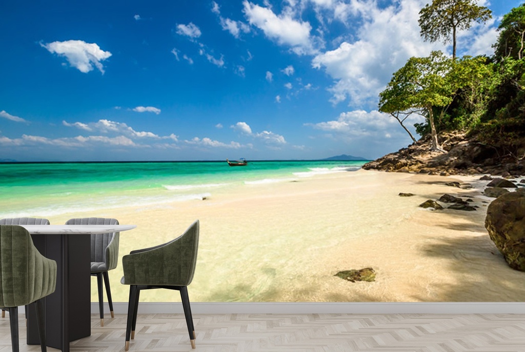 Bamboo Island Thailand Beach Wall Mural Wallpaper