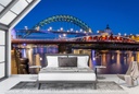 Tyne & Swing Bridge City Skyline Wall Mural Wallpaper
