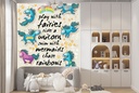 Unicorns & Rainbows Nursery Wall Mural Wallpaper
