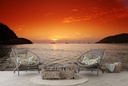Red Sunset Over Thailand Bay Wall Mural Wallpaper