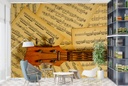 Guitar & Music Wall Mural Wallpaper