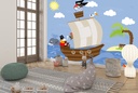 Pirate Ship Treasure Island Wall Mural Wallpaper