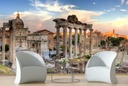 Rome Italy Skyline Panoramic Cityscape Wall Mural Wallpaper