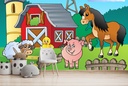 Farmyard Animal Friends Wall Mural Wallpaper
