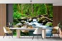 Waterfall River Landscape Wall Mural Wallpaper