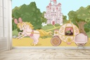 Princess Castle Fairytale Carriage Wall Mural Wallpaper
