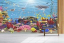 Vibrant Coral Reef Wall Mural Wallpaper