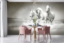 White Horses Wall Mural Wallpaper