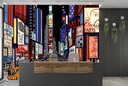 Times Square New York At Night Wall Mural Wallpaper