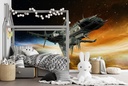 Spacecraft Galaxy Wall Mural Wallpaper