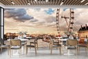 River Thames London City Skyline Wall Mural Wallpaper