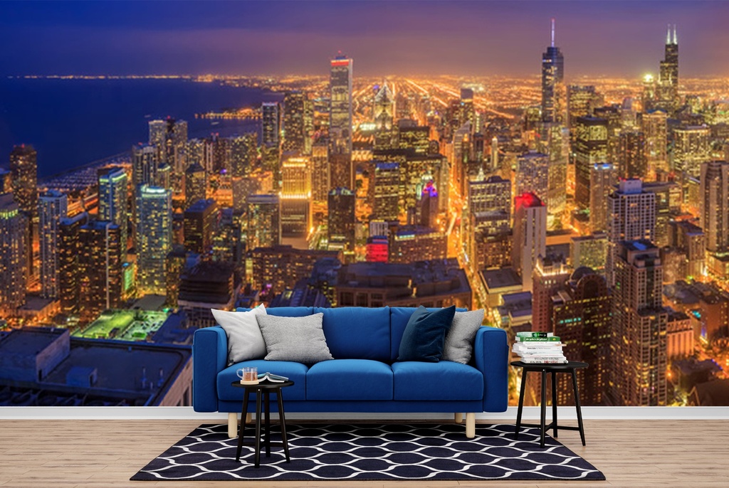 Chicago Skyscrapers Wall Mural Wallpaper
