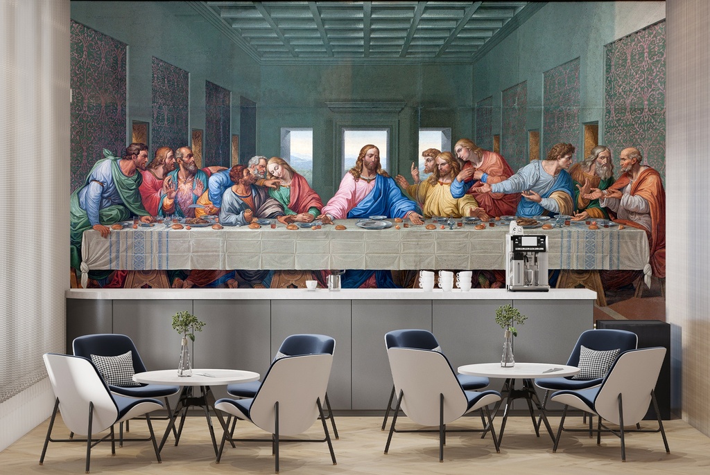 The Last Supper Jesus Christ Wall Mural Wallpaper