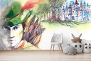 Robin Hood Art Wall Mural Wallpaper