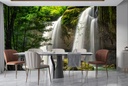 Beautiful Forest Waterfalls Wall Mural Wallpaper