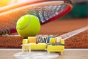 Tennis Racket & Ball Wall Mural Wallpaper