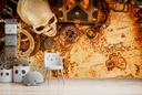 Vintage Pirate Treasure Map Wall Mural Wallpaper