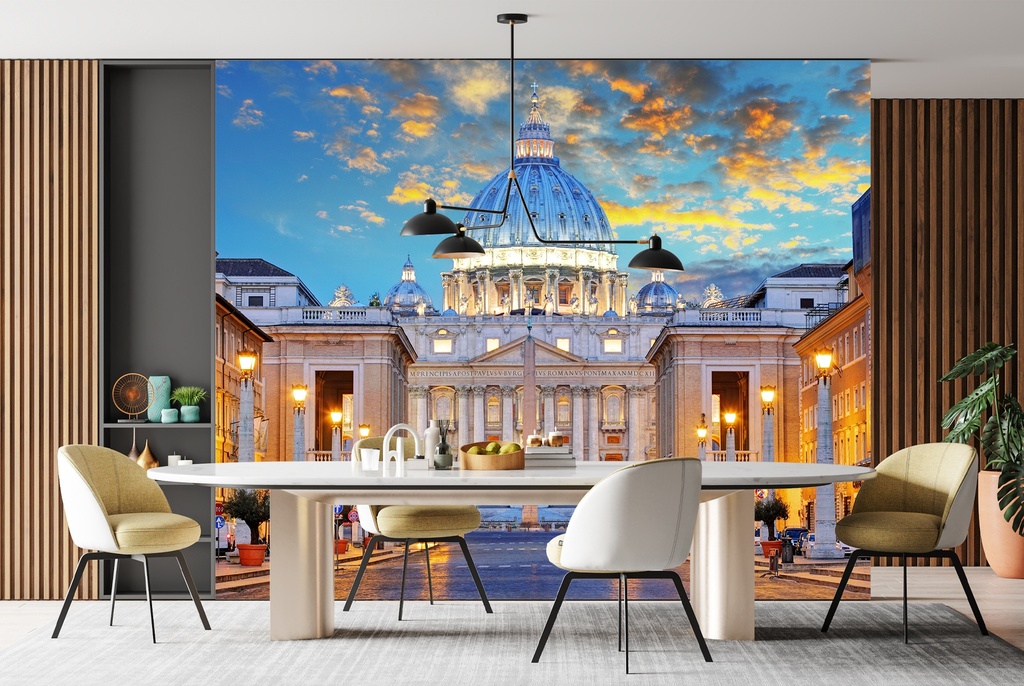 St Peter's Basilica Catholic Church Wall Mural Wallpaper