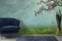 Blossom Tree & Butterflies Wall Mural Wallpaper