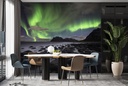 Northern Lights, Aurora Beach Wall Mural Wallpaper