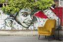 Afro Graffiti Art Wall Mural Wallpaper