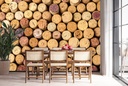 Wine Corks Wall Mural Wallpaper