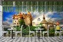 Chateau de Val Wall Mural Wallpaper