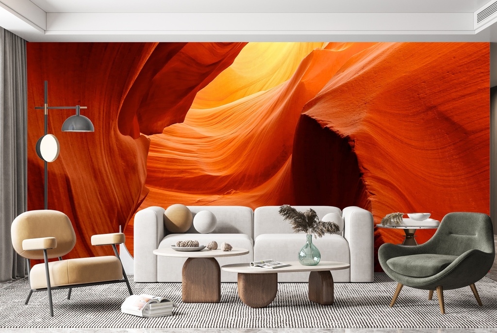 Red Canyon Art Wall Mural Wallpaper