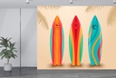 Surf Boards Wall Mural Wallpaper