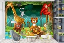 Jungle Animals Wall Mural Wallpaper