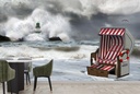 Ocean Storm Wall Mural Wallpaper