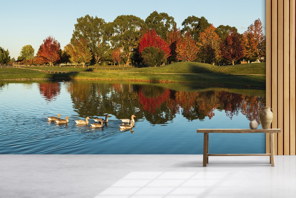 New Zealand Lake Wall Mural Wallpaper