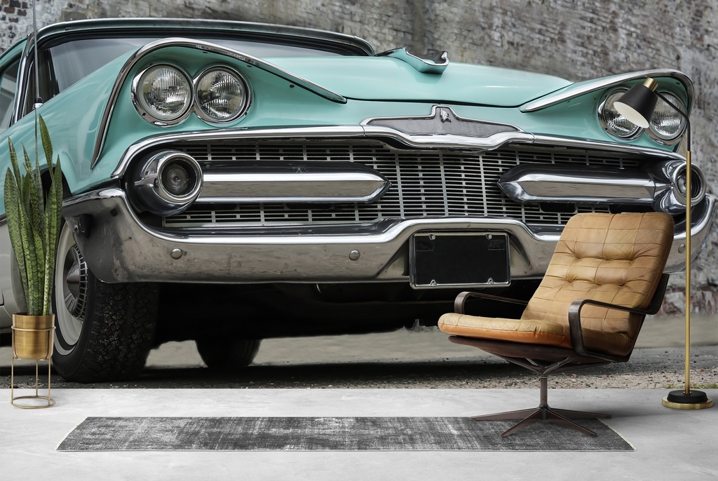 Classic American Car Wall Mural Wallpaper
