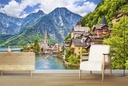 Austrian Lake Landscape Wall Mural Wallpaper