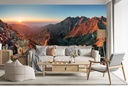 Red Rocky Mountains Wall Mural Wallpaper