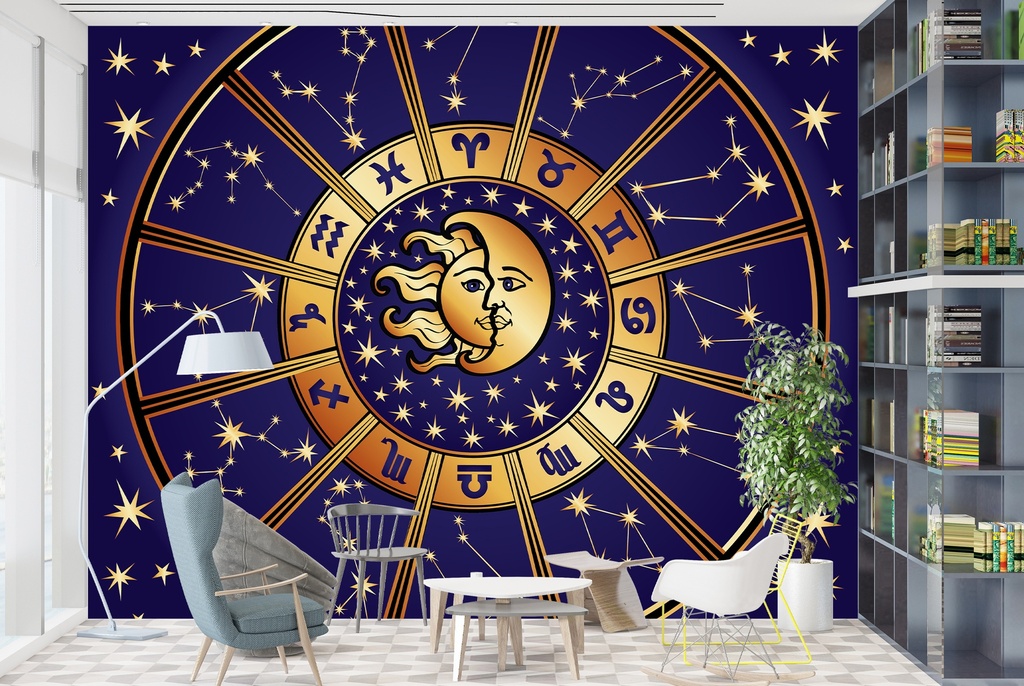 Zodiac Signs Wall Mural Wallpaper