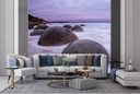 Beach Boulders Wall Mural Wallpaper
